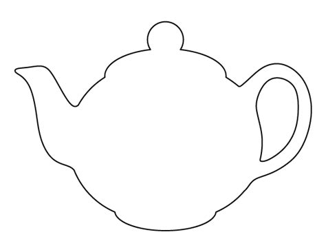 Free Teapot Template Printable